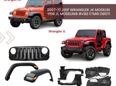  2007-2017 Jeep Wrnagler JK modelinin yeni JL modeline evez etme desti