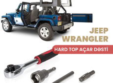 Jeep Wrangler hard top açar dəsti