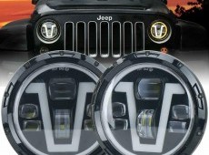 Jeep Wrangler Led fara dəsti