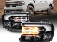 ford maverick led fara desti